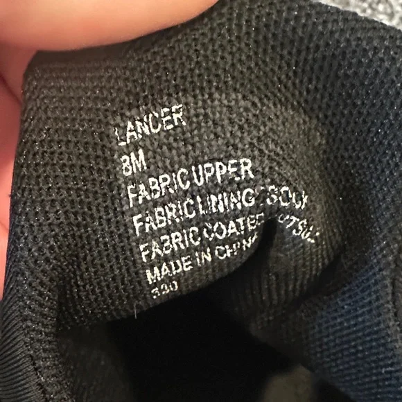 STEVE MADDEN Lancer 
Mixed Media Black Lace Up Sneakers Sz 8 - Picture 3 of 8